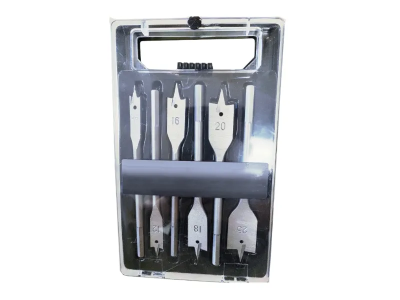 Набор плоских бит по дереву, 6 шт.