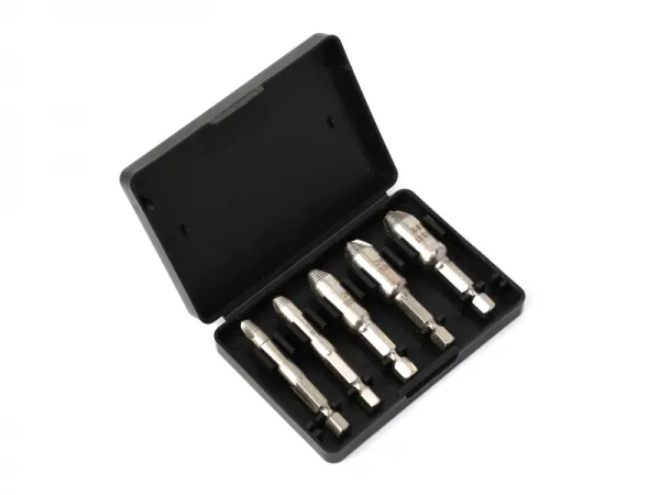 Набор шнековых экстракторов с зачищенным шнеком из 5шт