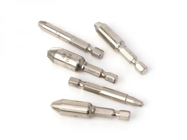 Набор шнековых экстракторов с зачищенным шнеком из 5шт