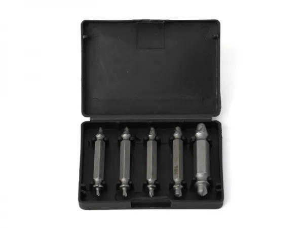 Набор шнековых экстракторов с зачищенным шнеком из 5шт