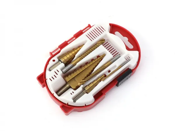 6шт Ступенчатое сверло и набор пилообразных сверл