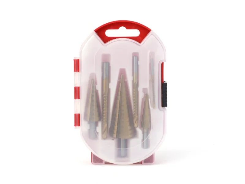 6шт Ступенчатое сверло и набор пилообразных сверл