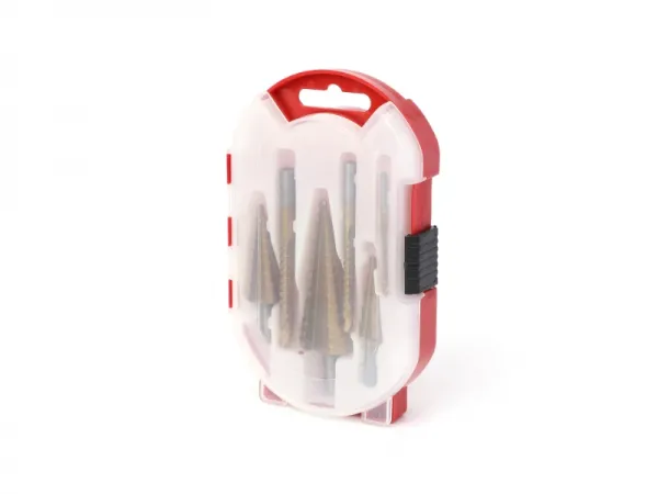 6шт Ступенчатое сверло и набор пилообразных сверл 