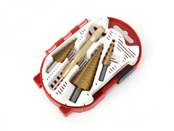 Набор ступенчатых сверл из 4шт 