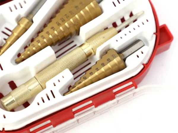 Набор ступенчатых сверл из 4шт 