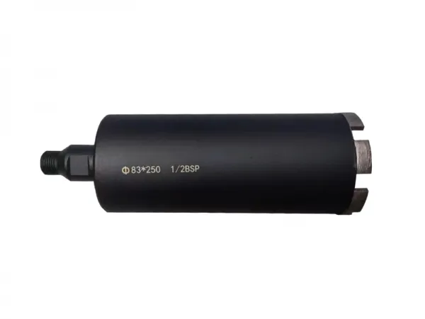 Алмазная коронка с мокрым керном