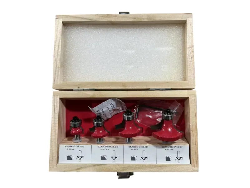 Набор фрезерных долот для нарезания пазов из 4шт