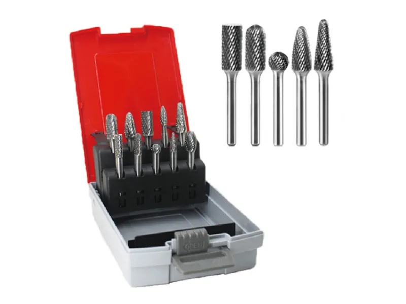 Набор твердосплавных заусенцев из 10шт