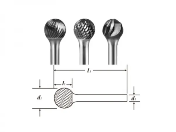 Твердосплавный заусенец типа D