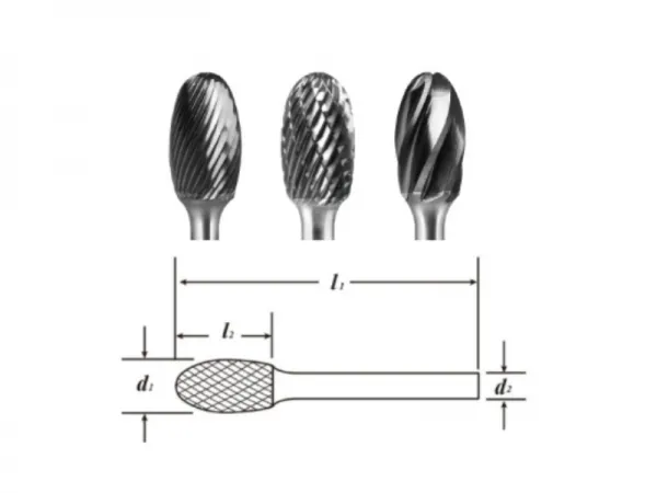 Твердосплавный заусенец типа Е