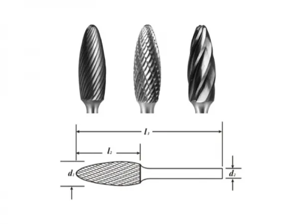 Твердосплавный заусенец типа H