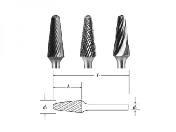 Твердосплавный заусенец типа L